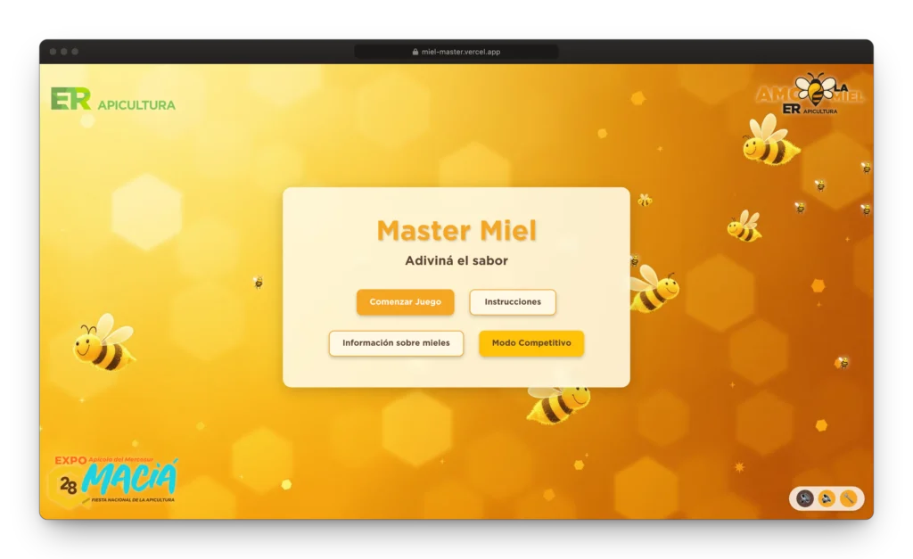Juego Interactivo de Miel para TV Touch