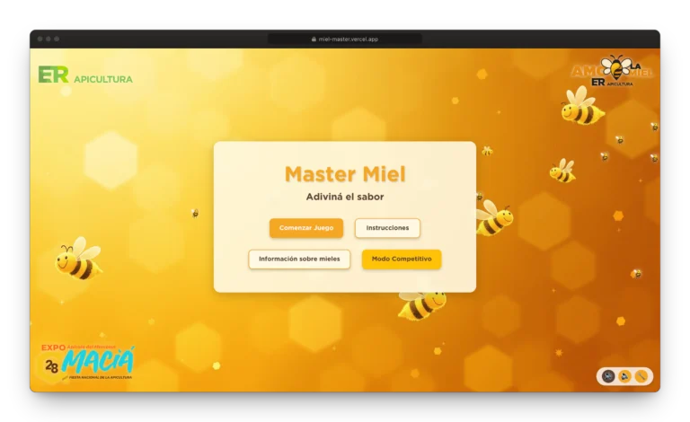 Juego Interactivo de Miel para TV Touch