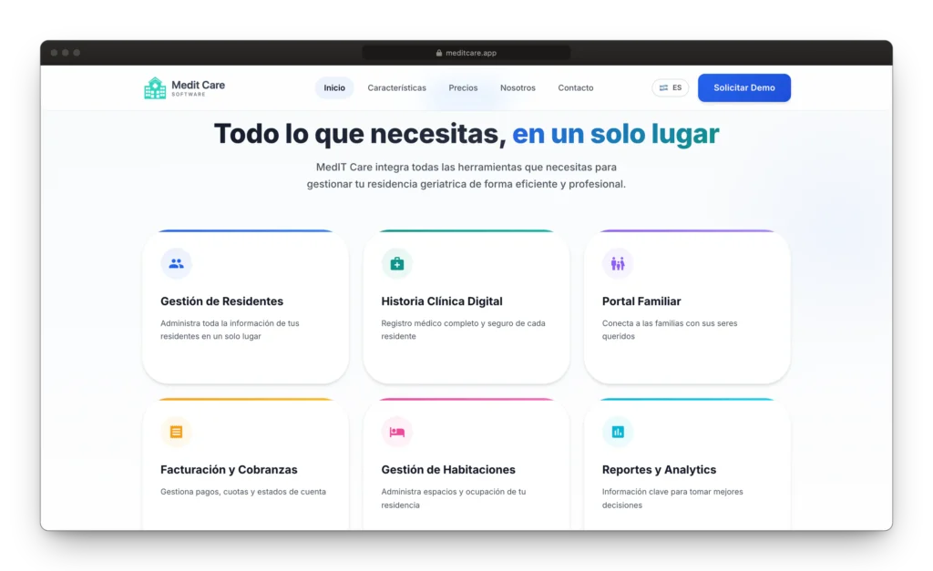 Sistema Integral de Gestión Geriátrica