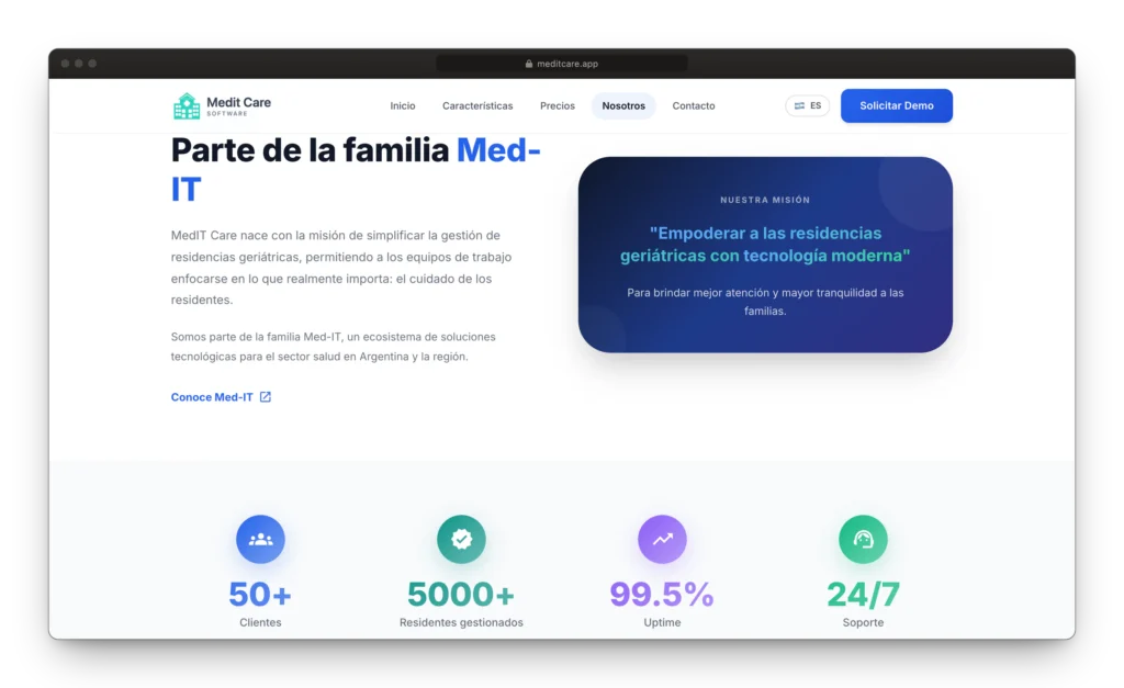 Sistema Integral de Gestión Geriátrica