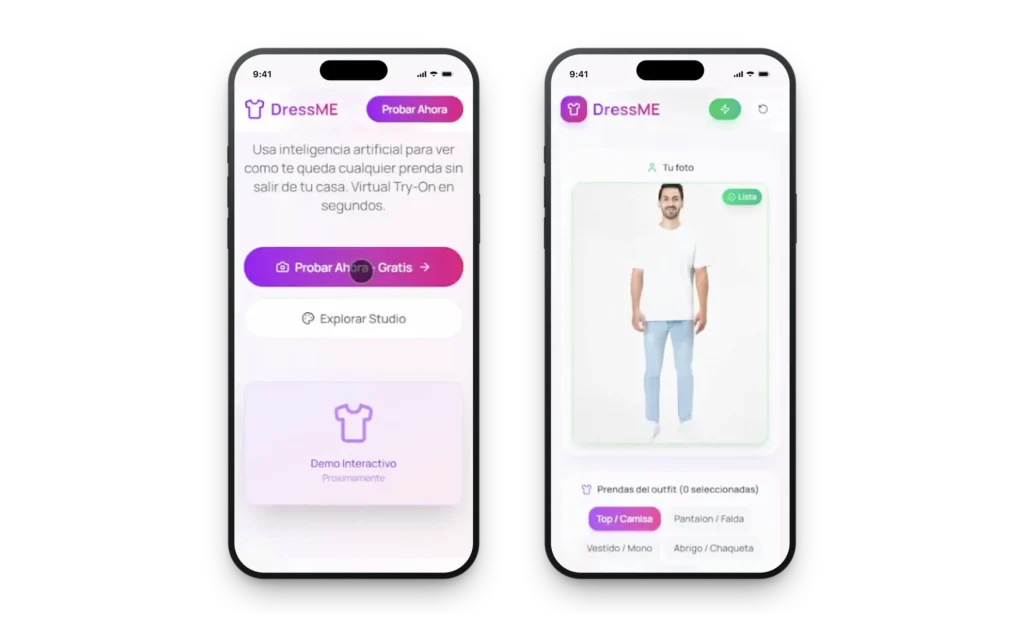 DressMe - Tu probador online con IA