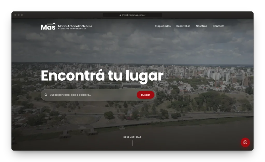 Portal Inmobiliario con buscador de propiedades
