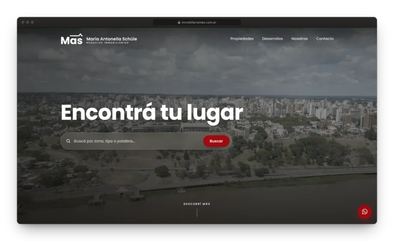 Portal Inmobiliario con buscador de propiedades