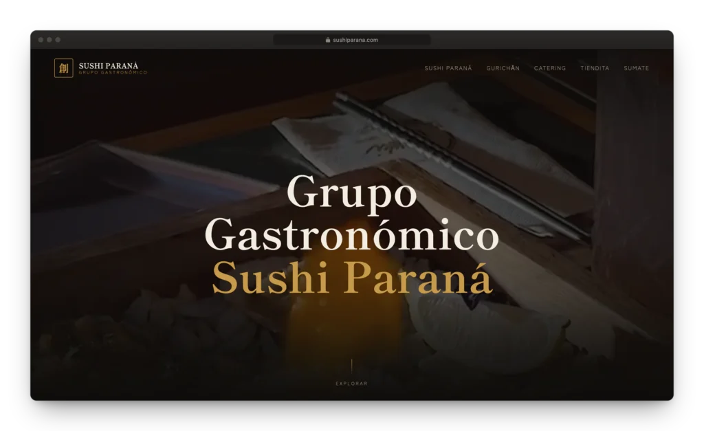 Rediseño de ecosistema web para un grupo gastronómico
