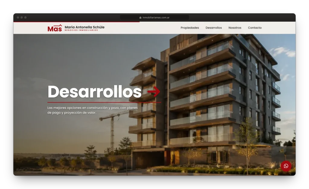 Portal Inmobiliario con buscador de propiedades
