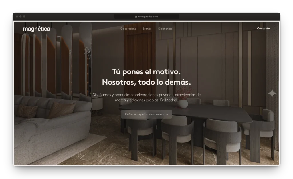 Desarrollo web MAGNÉTICA