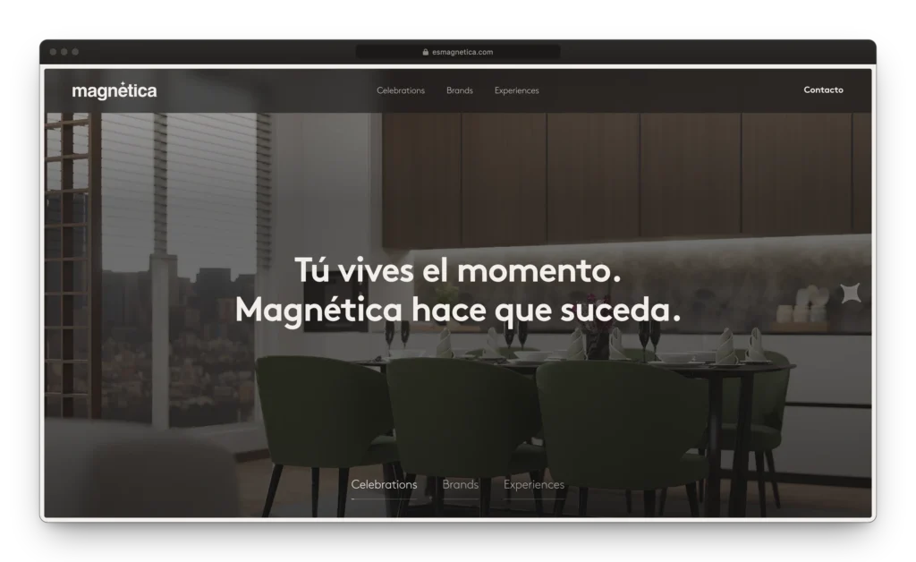 Desarrollo web MAGNÉTICA